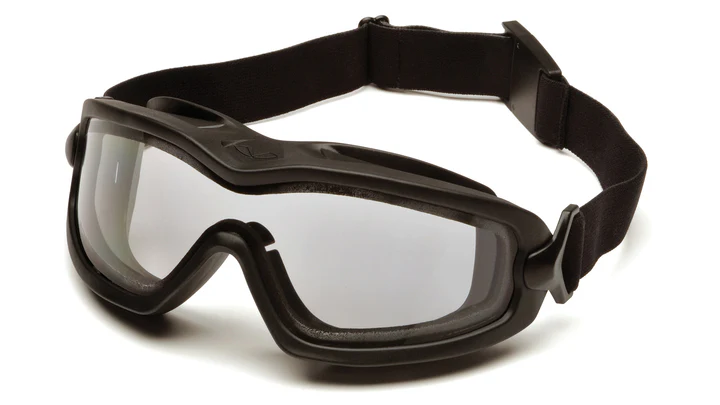 Goggles, V2G Plus - Dual Clear H2X Anti-Fog - Black