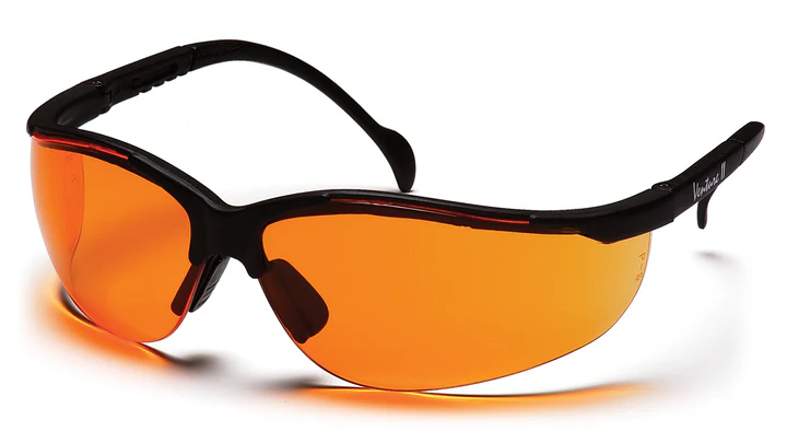 Glasses, Venture II - Orange - Black