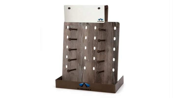 10 place wood stationary display