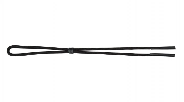 Glasses Strap Cord, Slip on rubber tip - Black