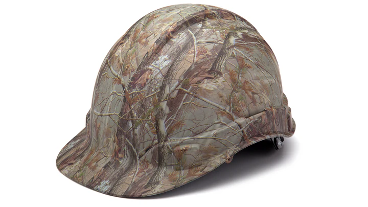 Hard Hat, Ridgeline Cap Style 4 Pt Ratchet Suspension - Matte Camo Pattern