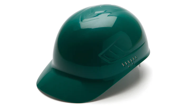 Hard Hat, Ridgeline Bump Cap 4 Point Glide Lock Suspension - Green