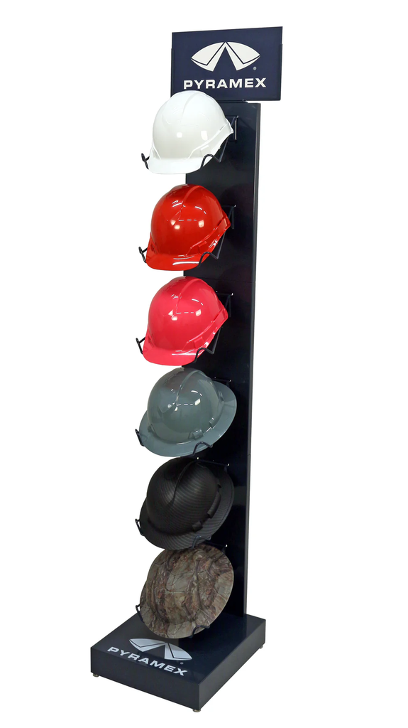 Display; Hard Hats; Floor Standing - 