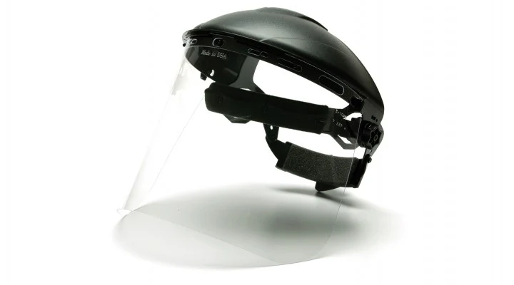Face shield, Polyethylene Shield - ANSI Z87 - Clear