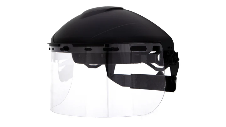Face Shield, Polycarbonate Half Shield - ANSI Z87+ - Clear