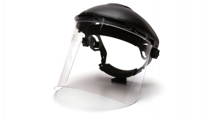Cylinder Polycarbonate Shield - ANSI Z87+ - Clear
