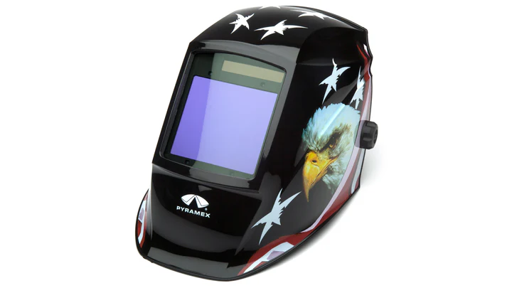 Autodarkening Welding Helmet- Manual 98x87mm - American Eagle