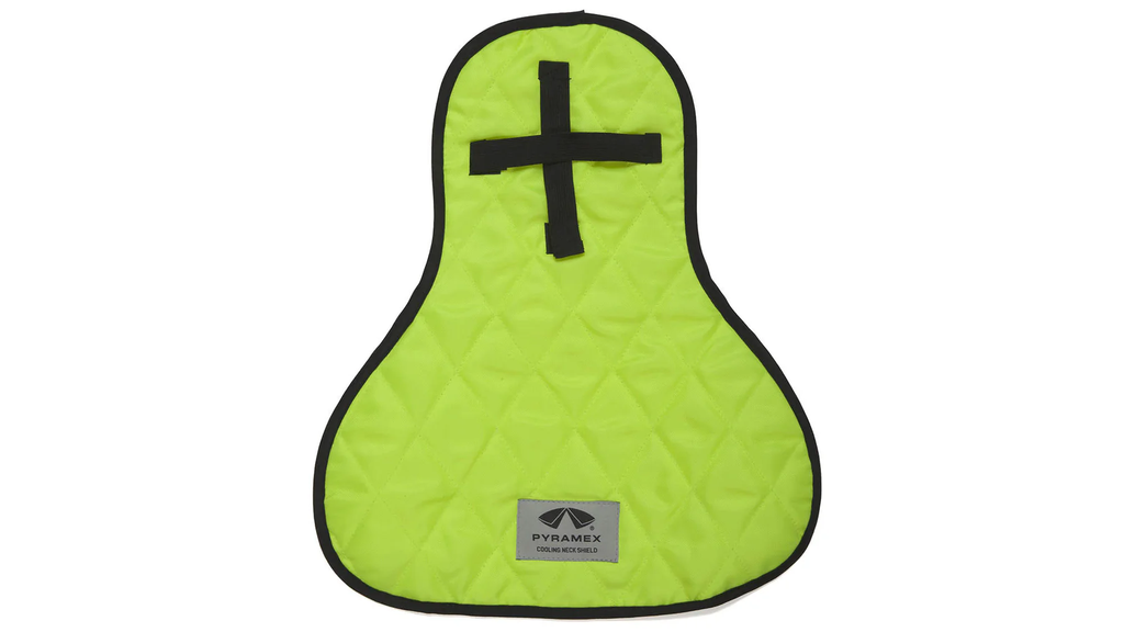 Cooling Hard Hat Pad and Neck Shade - Hi Vis Lime
