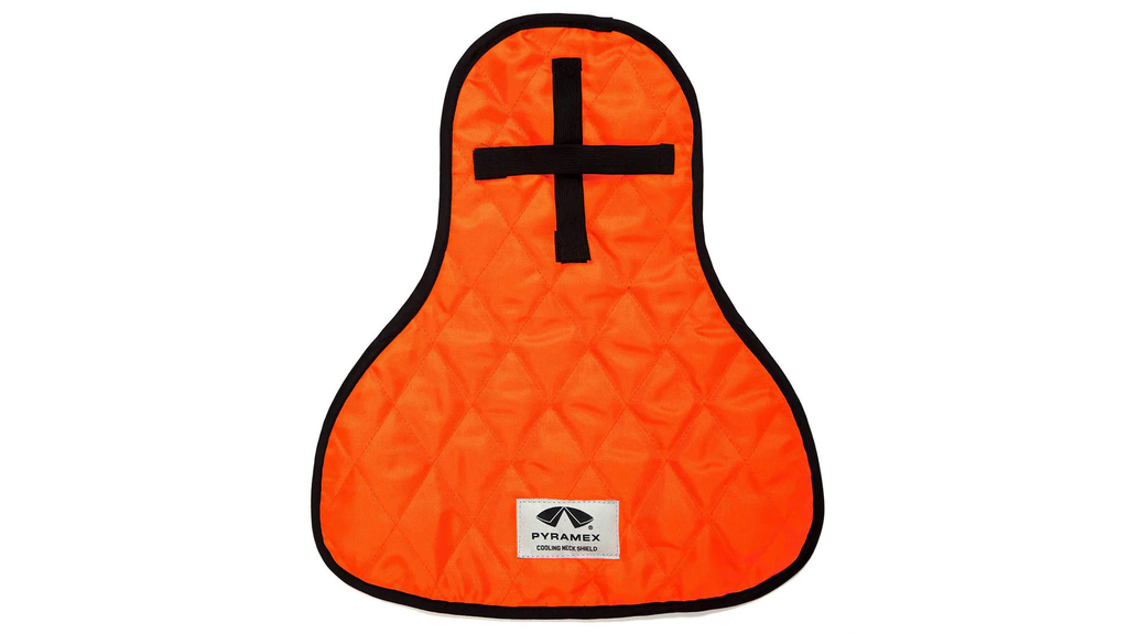 Cooling Hard Hat Pad and Neck Shade - Hi Vis Orange