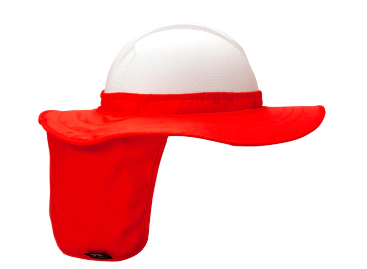Hard Hat Shade with Brim - Orange