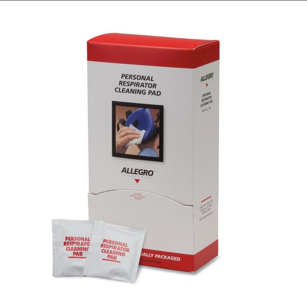 Allegro - Respirator Wipes, Towelettes, 5" x 8" (100/Box)