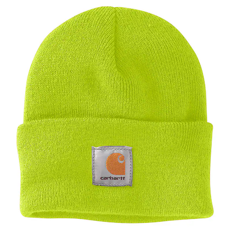 Hat, A18 Knt Cffd Beanie Brite Lime