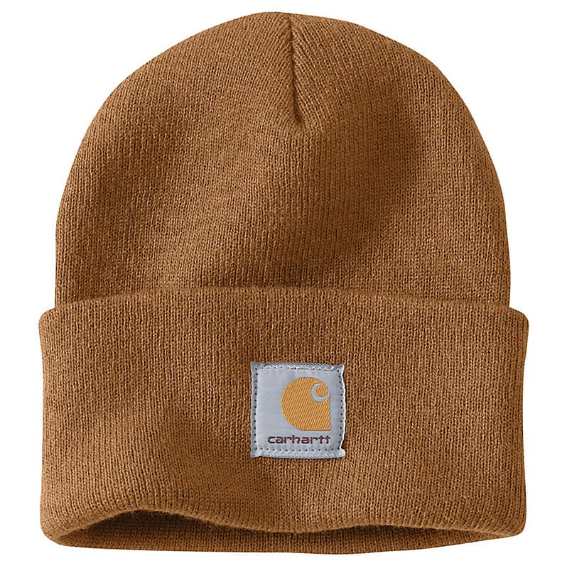 Hat, A18 Knt Cffd Beanie Carhartt Brown