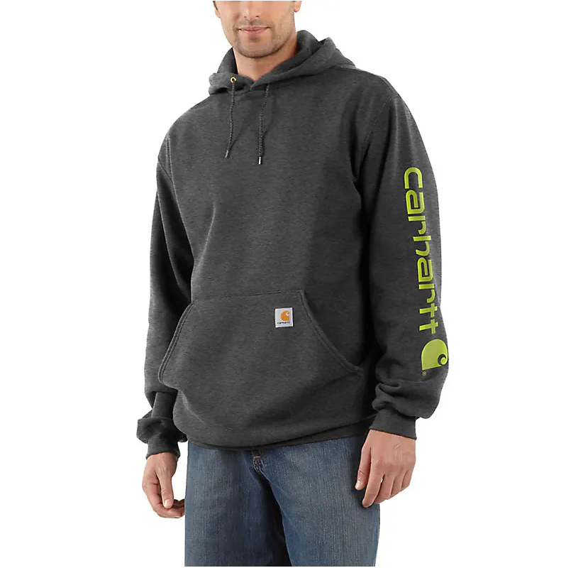TS0288 M LseFit MW Slve Grphc Sweatshirt Carbon Heather - 2XL Regular