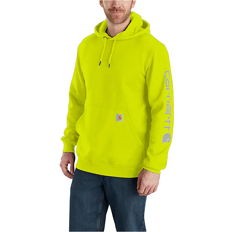 TS0288 M LseFit MW Slve Grphc Sweatshirt Brite Lime - XL Regular