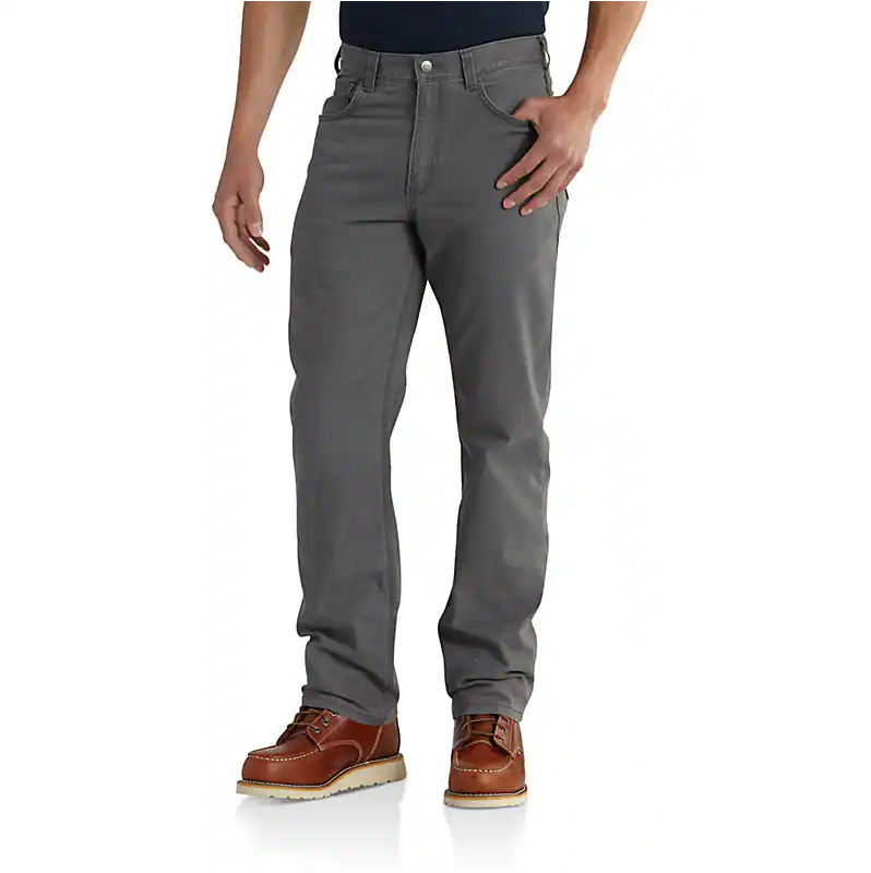 BN2517 M RF RlxdFit Cnvs 5 Pkt Wrk Pants Gravel - W28 L32