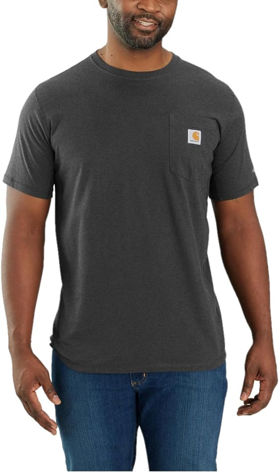 TK4616 M Force RlxdFit MW Short Sleeve Pocket T Shirt Carbon Heather - XL Regular