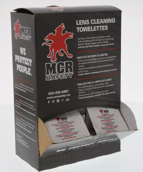 Lens Cleaning Towelettes 100/Box.  