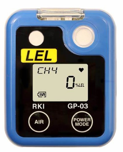 GP-03, 0-100 % LEL with alligator clip and Ni-MH batteries with 100-240 VAC / 12 VDC bench charger for 4 batteries
