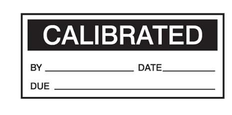 Production Control Labels: 5/8"-1 1/2" Calibrated 25/PK