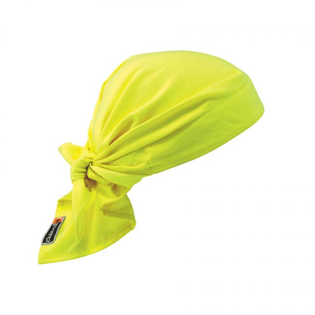 FR Cooling Bandana Triangle Hat - Tie - Lime 