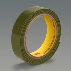 SJ3402 - 3M™ Hook Fastener SJ3402, Olive, 1 in x 50 yd, 12 rolls per case