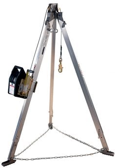 8301092 - 3M™ DBI-SALA® Confined Space Aluminum Tripod with Winch 8301092, 9 ft Tripod, 60 ft Stainless Steel Cable