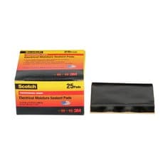06149-2.5X2.5IN - Scotch® Electrical Moisture Sealant Pad 06149, 2-1/2 in x 2-1/2 in,
Black,10 pads/carton, 250 pads/case