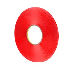 4918F - 3M™ VHB™ Tape 4918F, Clear, 6 mm x 16 1/2 m, 2 mm, Film Liner, 12 Rolls/Case
