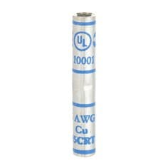 10001 - 3M™ Scotchlok™ Copper Standard Barrel Connector 10001, up to 35 kV, 6
AWG, Blue, 50/Case
