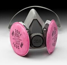 6291 - 3M™ Half Facepiece Respirator Assembly 6291/07002(AAD), Medium, with 3M™
Particulate Filters 2091/07000(AAD), P100 24 EA/Case