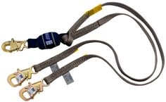 1246075 - 3M™ DBI-SALA® EZ-Stop™ F2 Tie-Back 100% Tie-Off Web Shock-Absorbing Lanyard 1246075, Gray, 6 ft