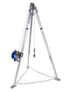 8301039 - 3M™ DBI-SALA® Confined Space Aluminum Tripod with 3-Way SRL 8301039, 9 ft High, 130 ft Stainless Steel Cable