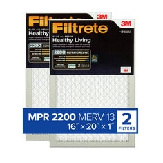 EA00-2PK-1E - Filtrete™ Elite Allergen Reduction Filter EA00-2PK-1E, 16 in x 20 in x 1 in (40.6 cm x 50.8 cm x 2.5 cm)