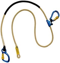 1234083 - 3M™ DBI-SALA® Pole Climber's Adjustable Rope Positioning Lanyard for Electrical/Hot Work Use 1234083, 8 ft