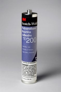 TE200 - 3M™ Scotch-Weld™ PUR Adhesive TE200, Off-White, 1/10 Gallon Cartidge, 5
Bottle/Case