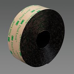 SJ4575 - 3M™ Dual Lock™ Low Profile Reclosable Fastener SJ4575, Black, 8 in x 50
yd, 1 Roll/Case