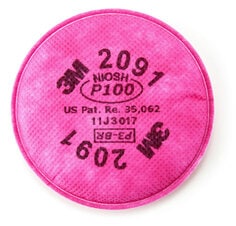 3M™ Particulate Filter 2091, P100 (50/case)