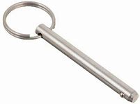 1/2in X 2in SS Detent Pin