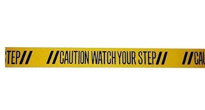 "WATCH YOUR STEP" Traction Tape (3" x 60')