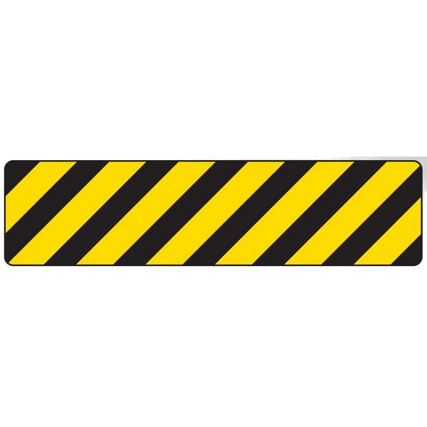 /////////// (6" x 24") Yellow/Black 6 /pkg
