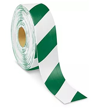 /////////// (6" x 24") Green/White 6 /pkg