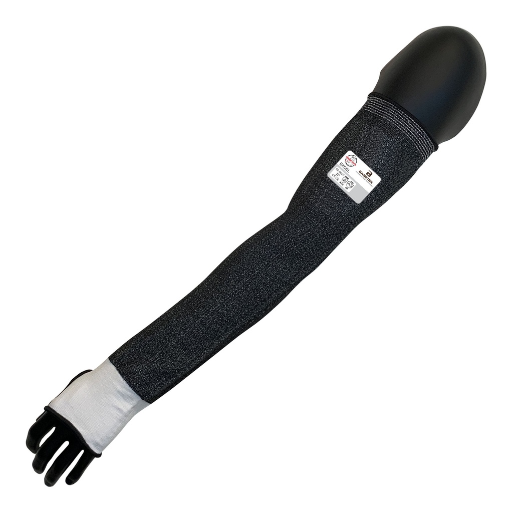 22" Black HDPE Sleeve With Thumb Hole, ANSI A3