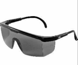 OTG, Smoked Shiny black frame, smoke lens, adjustable temples.