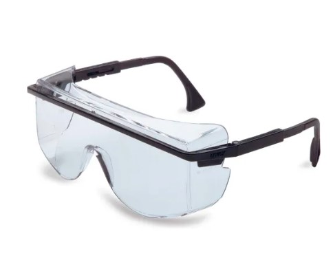 UVEX ASTRO OTG 3001 SAFETY SPECTACLE BLACK FRAME