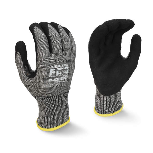 Glove13 Ga TekTye™ A4 Fiberglass and Stainless Steel Free • FDG™ Palm Coating • Reinforced Thumb Crotch • EN388: 4 X 4 3 D Size L