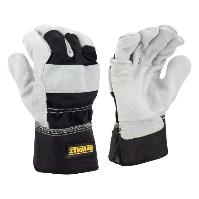 Glove Premium Split Cowhide Leather Palm Glove Size L