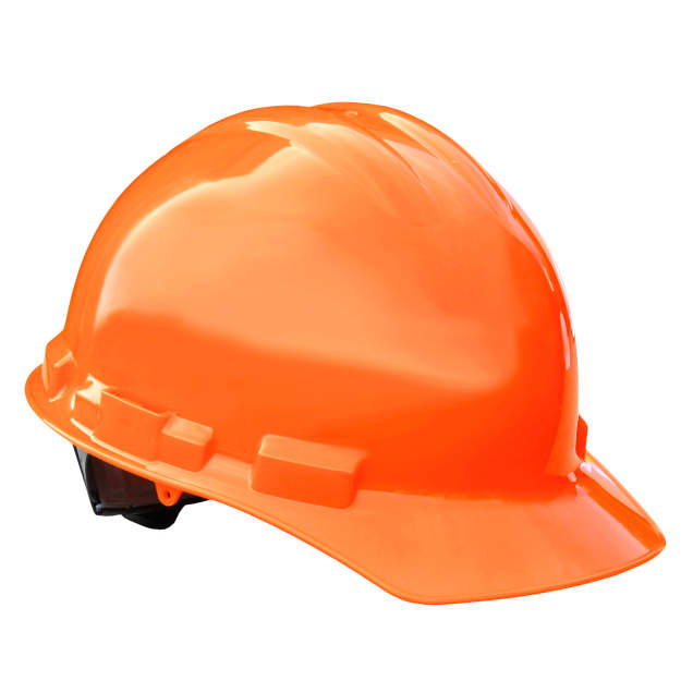 Hard Hat 4 Point Ratchet Cap Style 4 Pt Ratchet - Hi-Vis Orange