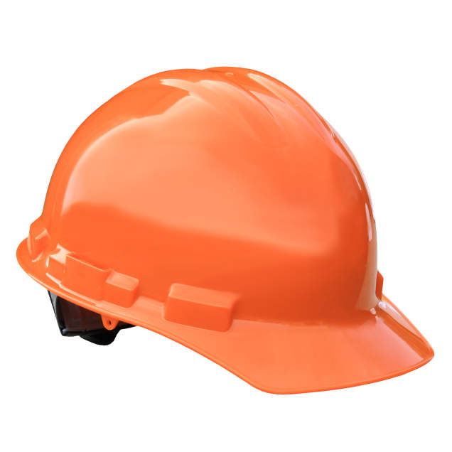 Hard Hat 4 Point Ratchet Cap Style 4 Pt Ratchet - Orange