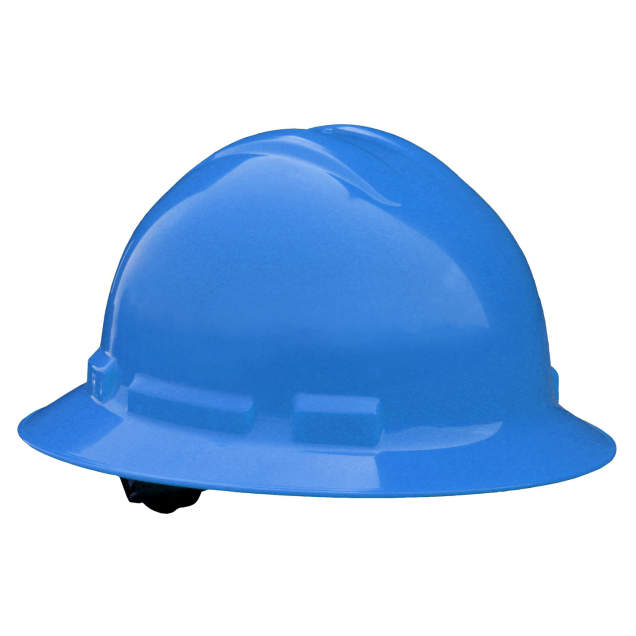 Hard Hat 6 Point Ratchet Full Brim 6 Pt Ratchet - Blue